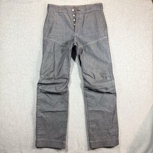 G-Star Raw Pants Mens 31x34 Blue DECK PANT Heavyweight Twill Workwear Baggy